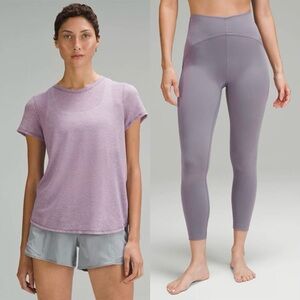 Lululemon Purple Ash Set of 2/ Fast and Light Size 8/ Instill 24“ Size M